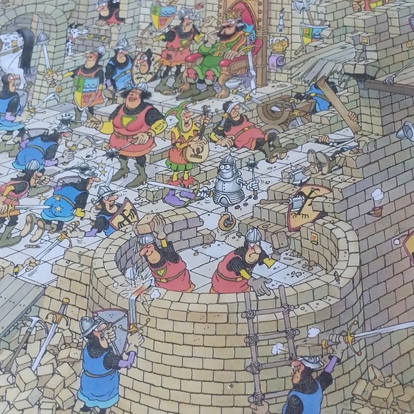 Rare NWT Jan Van Haasteren Castle Conflicts Puzzle - Picture 7 of 8